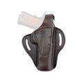 Texas 1836 Standoff - Thumb Break OWB Holster Left Hand Glock 43 With No Attachment Brown TX-BH1-358