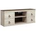 Willowton Signature Design LG TV Stand w/Fireplace Option - Ashley Furniture EW0267-268