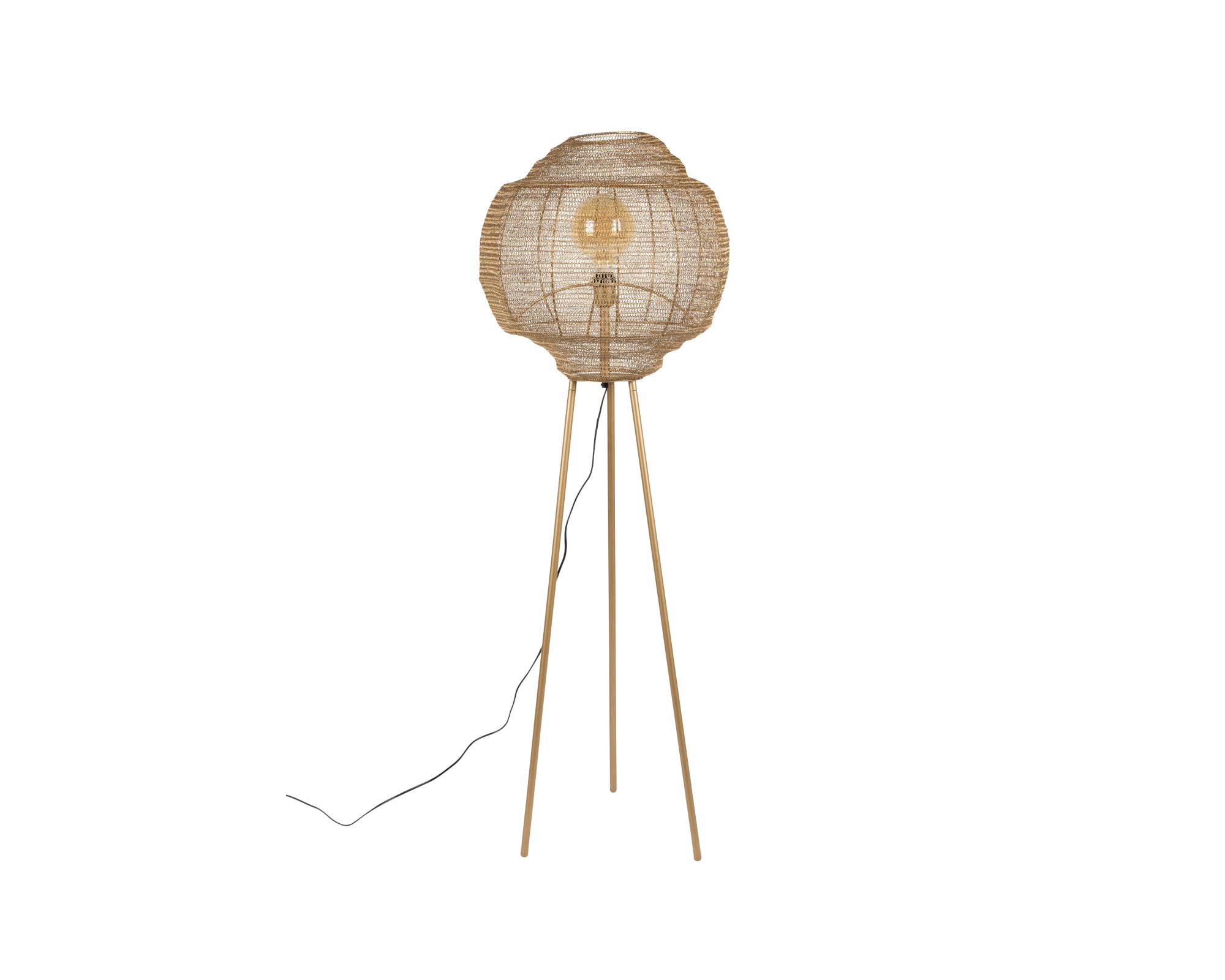 designline »Meezan« Stehleuchte gold Eisen Image