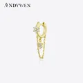 ANDYWEN – boucles d'oreilles pendantes en Zircon CZ bijoux fins de luxe 100% argent Sterling 925