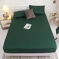 Drap-housse de literie de qualité éma enne housse de matelas facile d'entretien pas de taies à