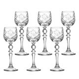Neman Glassworks 2 oz Crystal Set of 6 Sherry Glasses - 2 oz