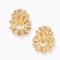 Kate Spade Jewelry | - Kate Spade Scrunched Scallop Earrings | Color: Gold | Size: Os
