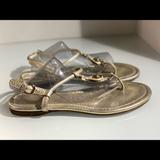Coach Shoes | Coach Women’s 8b Gold Robyn Sandals | Color: Gold | Size: 8