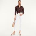 J. Crew Jeans | J Crew 9" Mid-Rise Toothpick Jean In White Denim | Color: White | Size: 26p