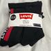 Levi's Underwear & Socks | Levis Mens 11 Pack Crew Cut Socks Size Us (8-12) Superior Comfort Polyester | Color: Black | Size: Os