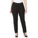Plus Size Women's The Curvy Knit Jean by Catherines in Black (Size 4XWP)