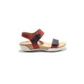 Women's Dominica Sandal by Hälsa in Red Navy (Size 11 M)