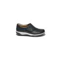 Wide Width Women's Anna Oxford Flat by Hälsa in Black (Size 10 W)