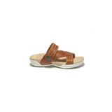 Wide Width Women's Desiree Sandal by Hälsa in Cognac (Size 8 W)