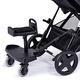 For Your Little One Ride On Board with Seat Compatible with Peg Perego - Black