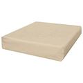 TOP STYLE COLLECTION Garden Seat Pads Seat Cushions Waterproof Outdoor Indoor Seat Cushion Rattan Cushion Chair Seat Pads Garden Patio Chair Cushions (60cm x 60cm x 10cm, Ivory Cream)