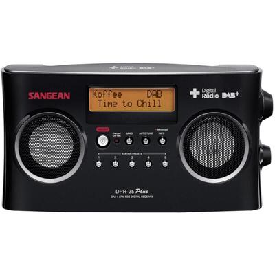DPR-25+ Kofferradio dab+, ukw aux Akku-Ladefunktion Schwarz - Sangean Image