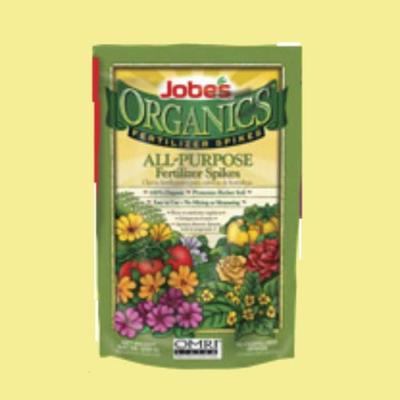 Jobe's 06528 Organic All Purpose Fertilizer Spike,...