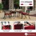 Arden Selections ProFoam 18 x 24 in Outdoor Deep Seat Back Cover