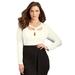 Plus Size Women's Curvy Collection French Twist Top by Catherines in Ivory (Size 2X)