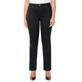 Plus Size Women's Secret Slimmer® Pant by Catherines in Black (Size 18 W)