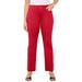 Plus Size Women's Secret Slimmer® Pant by Catherines in Classic Red (Size 22 WP)