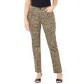 Plus Size Women's Secret Slimmer® Pant by Catherines in Animal Print (Size 28 WP)