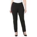 Plus Size Women's The Curvy Knit Jean by Catherines in Black (Size 2XWP)