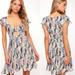 Free People Dresses | Free People Miss Right Floral Cut Out Mini Dress | Color: Purple/White | Size: M