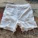 American Eagle Outfitters Shorts | American Eagle Curvy Hi-Rise Shortie Jean Shorts | Color: White | Size: 2