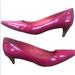 Nike Shoes | Cole Haan Nike Air Pink Patent Wood Kitten Heel Size 8.5 | Color: Brown/Pink | Size: 8.5