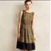 Anthropologie Dresses | Girls From Savoy By Anthropologie Kukum Silk Dress | Color: Black/Gold | Size: 2