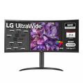 LG Electronics 34WQ75X-B.AEU IPS 21:9 UltraWide Monitor 34" (86,72 cm), TFT-LCD Aktiv Matrix mit White LED Backlight, Anti-Glare, Schwarz