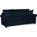 Braxton Culler Park Lane 81" Rolled Arm Sofa w/ Reversible Cushions in Black/Brown | 36 H x 81 W x 37 D in | Wayfair 759-011/0805-61/HONEY