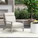 Summer Classics Kennebunkport Patio Chair w/ Cushions in Gray | 38.25 H x 34.25 W x 40.75 D in | Wayfair 435324+C789H6101W6101