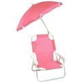 2576 Chaise pliante pour enfants avec parasol anti-UV Couleur: Rose