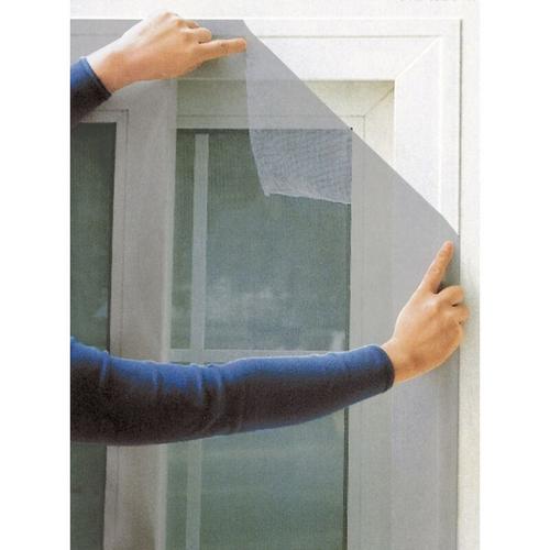 Fliegengitter für Fenster 130x150cm schwarz weiß Insektenschutz Insektennetz