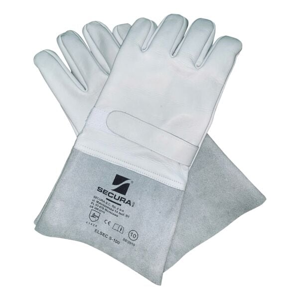 EICHNER Überhandschuhe aus Leder Größe 9