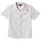 Tommy Hilfiger Jungen Stretch Oxford Shirt S/S Hemd, White, 80 cm