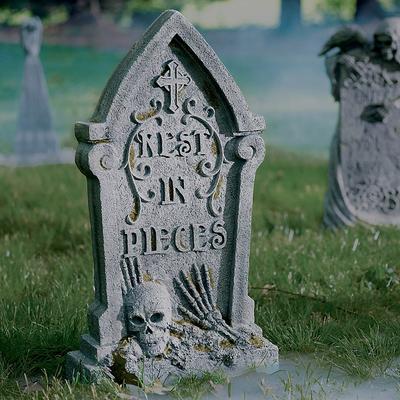 Rest In Pieces Tombstone - Grandin Road