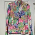 Lilly Pulitzer Jackets & Coats | Lilly Pulitzer Jacket. Xs. Multi Color. Excellent Condition | Color: Blue/Pink | Size: Xs