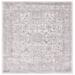 White 79 x 0.35 in Indoor Area Rug - Martha Stewart Rugs Oriental Gray/Ivory Area Rug | 79 W x 0.35 D in | Wayfair MSR877F-7SQ
