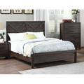 Gracie Oaks Lexius Platform Bed Metal in Brown | 52 H in | Wayfair 33159B88947F4C00837329CEFCDC96E5