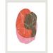 Joss & Main Kya Bodhi 1 By Andrea Stokes - Framed Wall Art Metal in Brown/Pink/Red | 50 H x 40 W x 1.25 D in | Wayfair