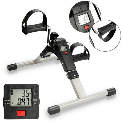 SWANEW Mini Fahrrad Heimtrainer, Bike Pedaltrainer mit LCD-Display, Faltbares Fahrradtrainer für
