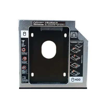 DM SSD Cave DW127s 12.7mm Plastique Optibay SATA 3.0 Disque Dur Boîtier Adaptateur DVD 2.5 SSD 2TB