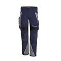 QUALITEX HIGH QUALITY WORKWEAR Qualitex Arbeitshose 'IRON'' in marine/grau, Größe: 118 - moderne Bundhose - funktionale Werkstatthose