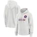 Women's Fanatics Branded Oatmeal Chicago Cubs True Classics Legacy Quarter-Zip Hoodie