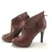 Jessica Simpson Shoes | Jessica Simpson Platform Red Leather High Heel Boots Size 10 M Heel 4.5" Rise 1" | Color: Red | Size: 10