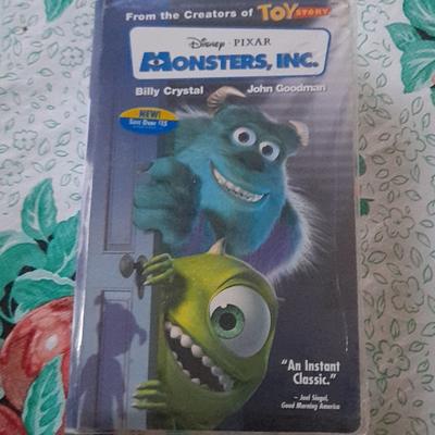 Disney Other | Disney Pixar Monsters Inc Vcr Tape | Color: Blue | Size: Os