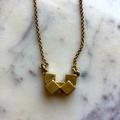 Madewell Jewelry | Madewell Chunky Charm Necklace | Color: Gold | Size: 17” Adjusts To 19”