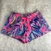 Lilly Pulitzer Shorts | Lilly Pulitzer Shorts Womens Size Xs Pink/Blue | Color: Blue/Pink | Size: Xs