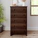 Lark Manor™ Aileana 5 - Drawer Dresser Wood in Brown/Green | 51.5 H x 30 W x 15.75 D in | Wayfair DFCEC83F34BF4446976A12D6090A7755