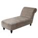 Rosdorf Park Box Cushion Chaise Lounge Slipcover Velvet, Leather in Gray | 30 H x 32 W x 60 D in | Wayfair 89E705FFEDAB4F279AA1E361E278C748